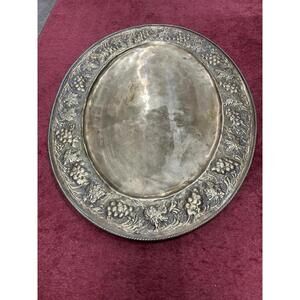 Large, 22.5”x17” Made In India Brass Platter